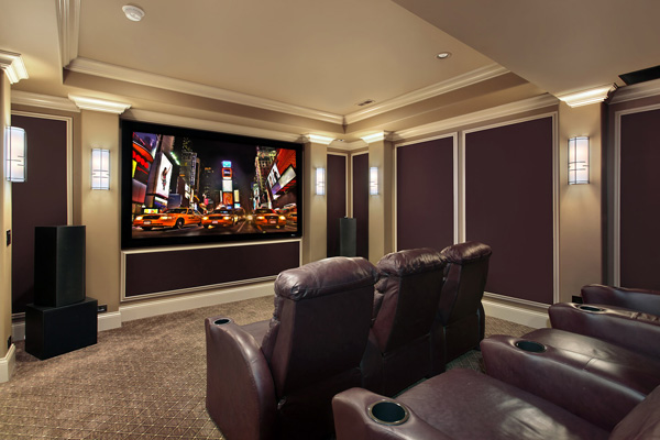Clydesdale Builders Photo Gallery - Home Theater